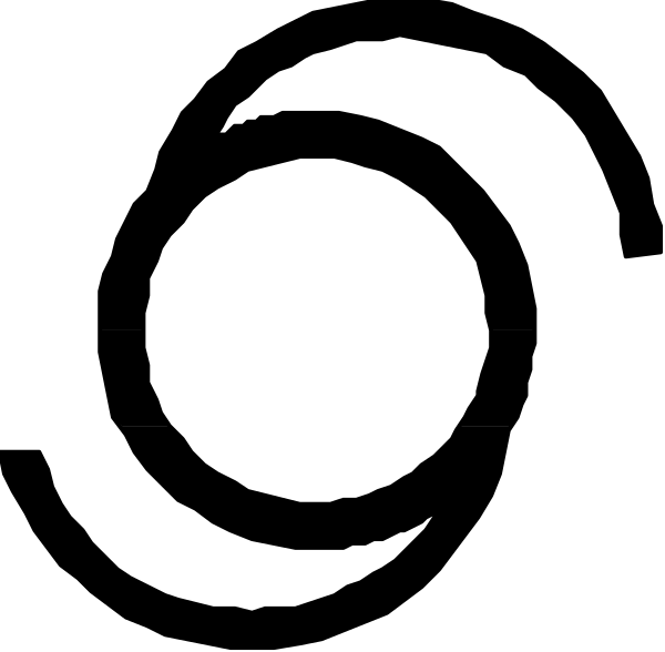 The black square with a white border represents an abstract concept rather than depicting any real world object or scene.