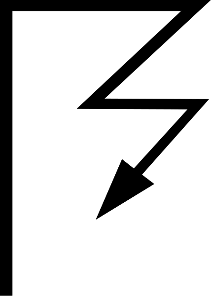The image shows a black and white striped pattern with no distinguishable content within it.