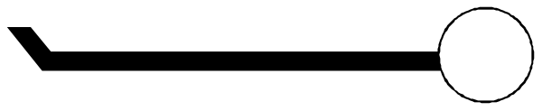 The image shows a simple black and white illustration of two moons against an empty sky background with no other discernible details present in this small clip-art format.