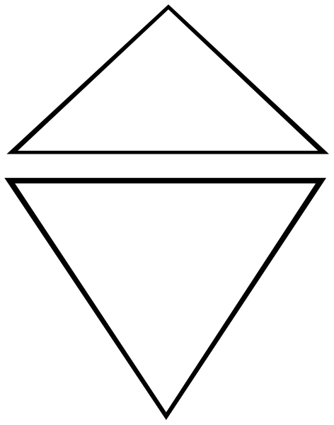 The image shows a black and white logo with an abstract design that resembles a stylized letter 'S' inside of another shape which could be interpreted as either a hexagon or diamond-like figure, set against a gray background.
