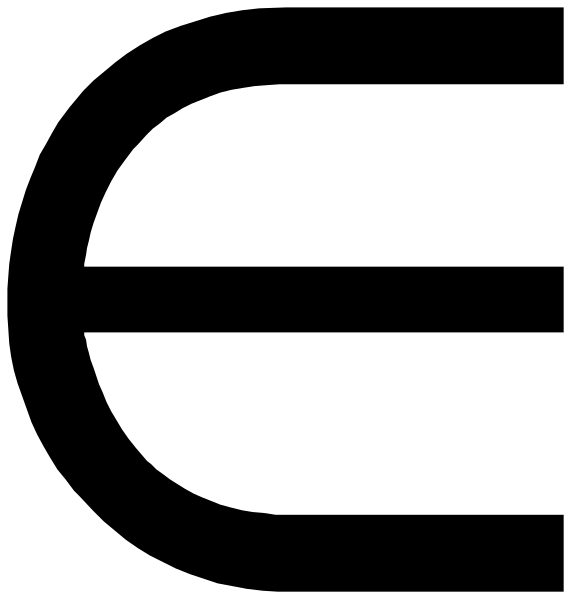 The black and white photo shows a simple line drawing of three vertical lines with varying lengths against an empty background.