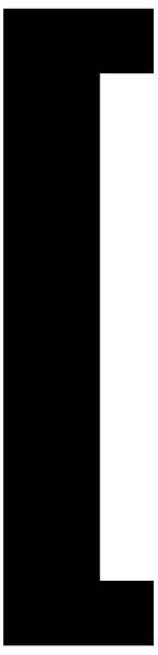 The image shows a gray background with two black vertical lines on either side of what appears to be an abstract design resembling a stylized face in between them.