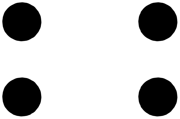 The image shows a black rectangle with white text inside it that reads "10".
