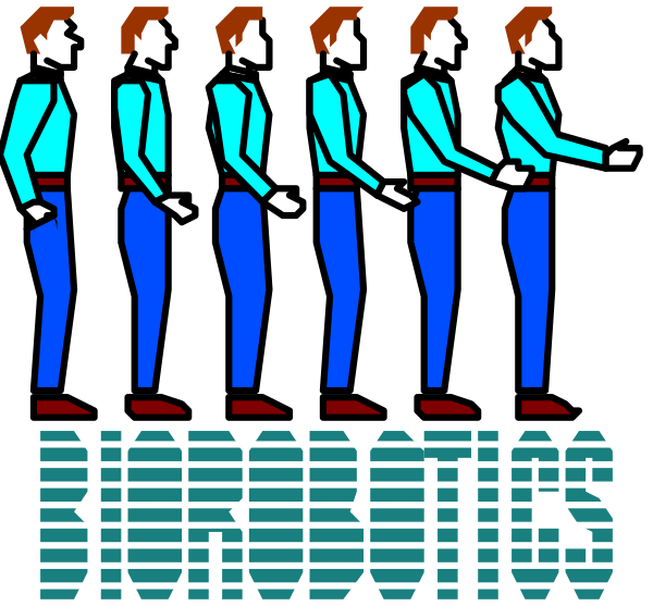 The image shows a pixelated representation of an arcade game scene with two rows of characters that appear to be from different games; on top is "Space Invaders" featuring aliens in columns marching towards the bottom, and below it appears to depict another classic video game character standing alone against what looks like a wall or barrier.