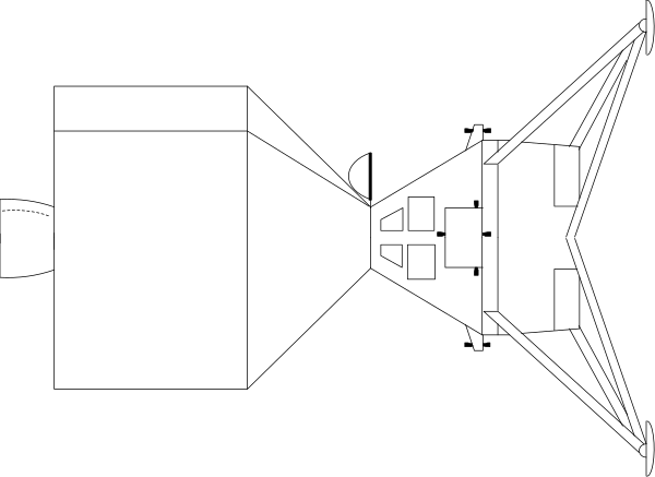 The image shows a black line with two white rectangles on either side of it against a gray background.
