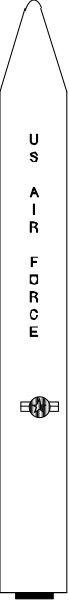 The image shows a gray background with two black lines running parallel to each other on either side of an object that appears to be in motion between them.