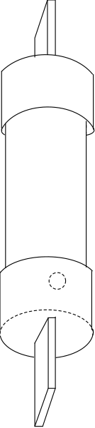 The image shows a gray wall with two black lines running vertically down it at different heights from left to right.