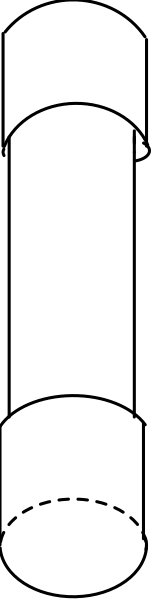 The image shows a black vertical line on an otherwise gray background with no other discernible features to identify any object, person, animal, action, or specific setting.