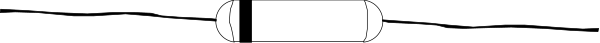 The image shows a simple black line on an otherwise plain background with no other discernible elements present.