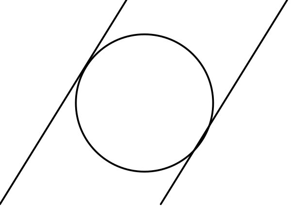 The image shows a black line with two white rectangles on either side of it against a gray background.