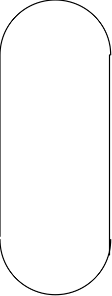 The image shows a black and white striped pattern with no discernible content within it.