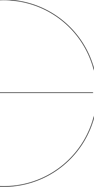 The image shows a black vertical line on top of two horizontal lines that form an 'x' shape against a gray background with no other discernible elements present in this small clip-art format.