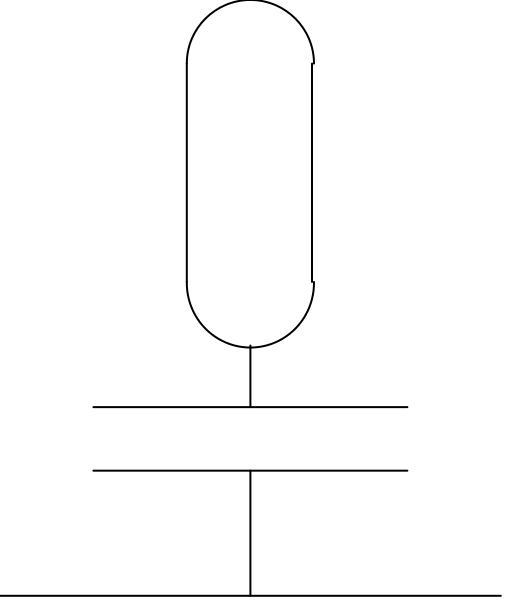 The image shows a black square with white lines creating an optical illusion of depth on what appears to be a gray background.
