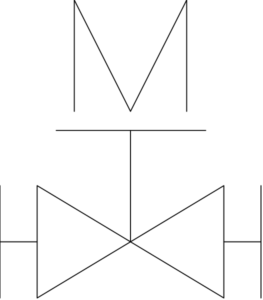 The image shows a black square with white lines creating an abstract pattern against a gray background.