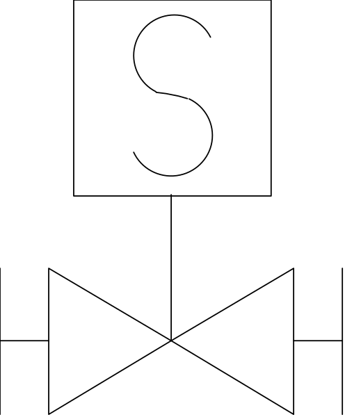 The image shows a black screen with white lines creating an abstract pattern that resembles a digital glitch effect.