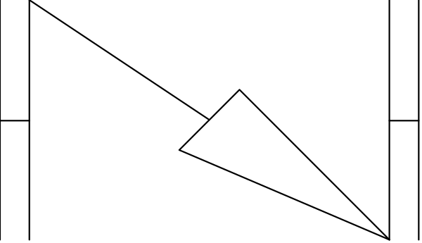The image shows a black silhouette of an airplane flying through what appears to be dark skies against a grey background with no other discernible details visible in this small clip-art format.