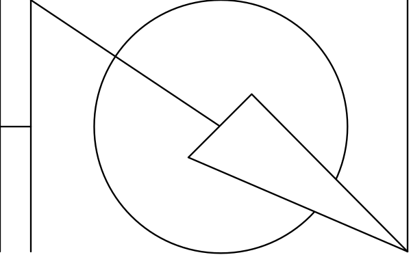 The image shows a black silhouette of an airplane flying against a white background with no other discernible elements present in this small clip-art format.