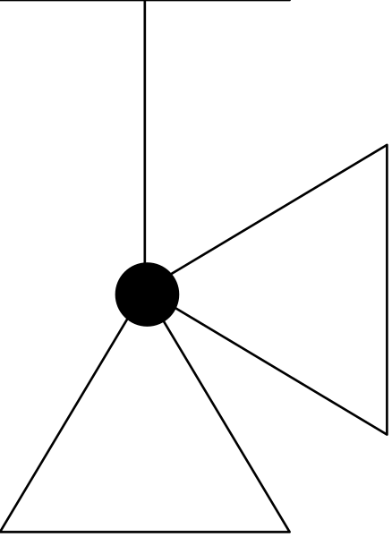 The image shows a black and white striped pattern with no discernible content within it.