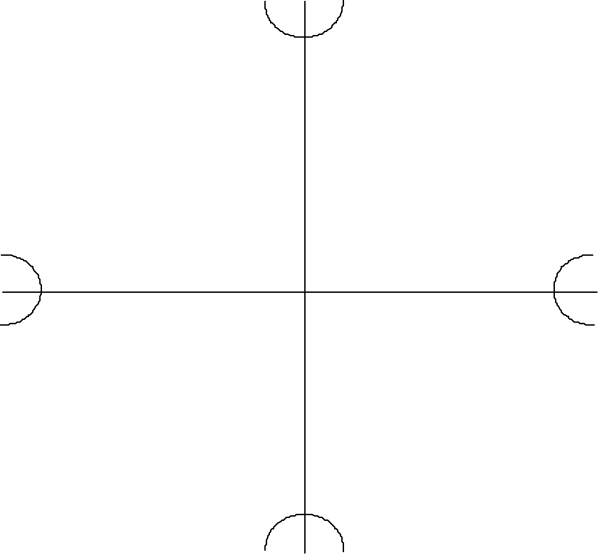 The black square with a white border represents an abstract concept rather than depicting any real world object or scene.