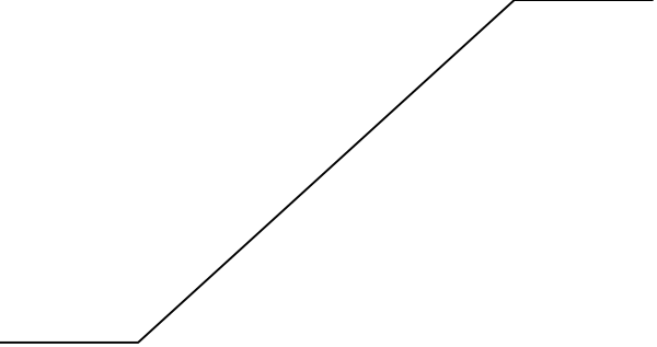 The image shows a black and white pixelated representation of an abstract shape with lines forming what appears to be a stylized letter "e" on top of another line that could represent a horizontal bar or surface, set against a grey background.