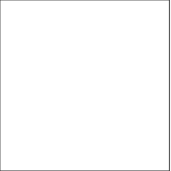 The image shows a black rectangle with two white lines intersecting at an angle on top of it.
