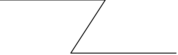 The image shows a gray background with an abstract design that resembles a stylized letter "m" on its side in black coloring.