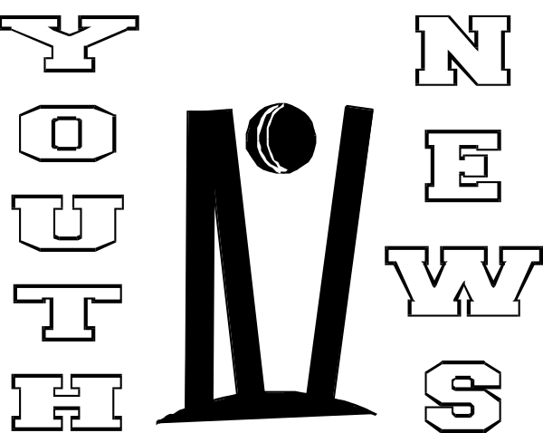 The black and white logo of a newspaper with text that reads "Youth News" at top right corner.