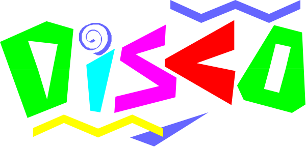 The image shows a colorful graphic with text that reads "DISCOVER" arranged diagonally across it from top left to bottom right in various fonts and styles of letters.