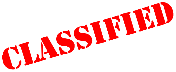 The image shows a stamp with text that reads "CLAIMED" on it overlaid onto another picture of an object labeled as classified material in red ink.