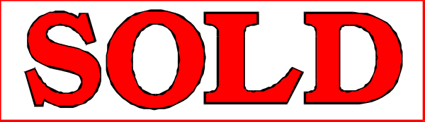 The image shows a text that reads "SOLD" with an arrow pointing to it from above.