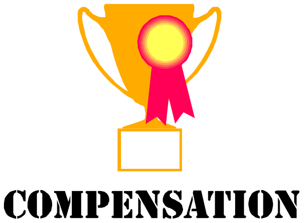 The image shows a trophy with an orange ribbon on top of it placed against a gray background.