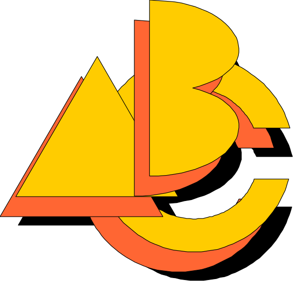The logo features a stylized letter 'A' with an abstract design inside it that resembles two overlapping shapes in red and yellow hues against a black background.