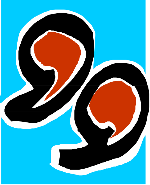 The image shows a stylized graphic of two speech bubbles with red text inside them against a blue background on what appears to be an advertisement banner for "Gypsy" by Pink Floyd, as indicated by the band name at the bottom and album title above it.