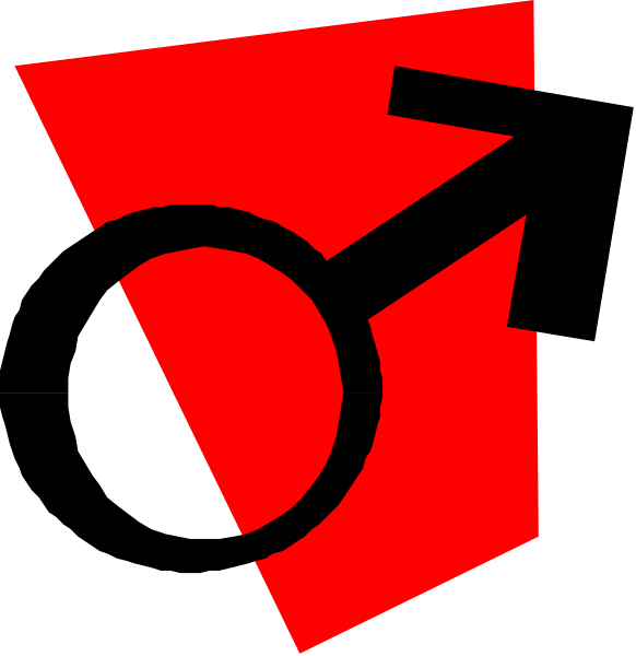 The image shows a red triangle with an exclamation mark inside it on top of another smaller black rectangle that contains two white triangles pointing in opposite directions within what appears to be a larger square frame.