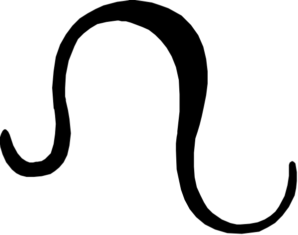 The image shows a black line with two white rectangles on either side of it against a gray background.
