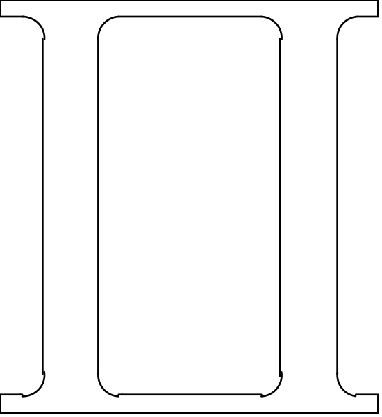 The image shows a black screen with two contrasting images: on top, there is an abstract pattern of lines; below it, there's another section that appears to be a photographic representation of what looks like a cityscape at nighttime, featuring buildings and lights against a dark sky background.