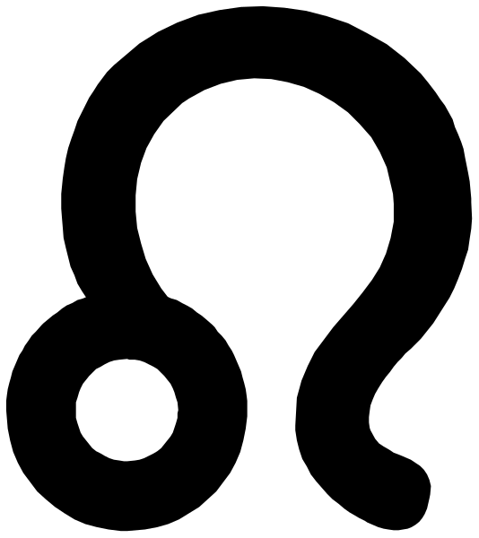 The image shows a black square with two white circles on it against a gray background.