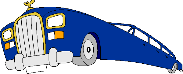 The image shows a blue train with two cars on top of it traveling down tracks at nighttime.