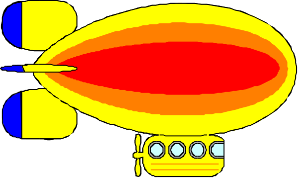 The image shows a cartoon of an airplane with two engines flying through what appears to be clouds against a blue sky background.