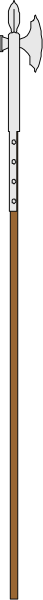 The image shows a simple black and white illustration of two rectangles with different shades on either side connected by an orange line in between them against a gray background.