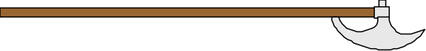 The image shows a gray background with an orange line on it that has two black dots at each end of the line forming what appears to be eyes looking upwards towards something above them in the upper right corner, which is out of frame and not visible within this cropped section of the larger picture.