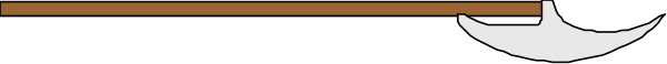 The image shows a gray background with an abstract representation of two white shapes that resemble eyes on either side of what appears to be a black line in between them; there is no text present within this small clip-art image, and it does not depict any people or animals.