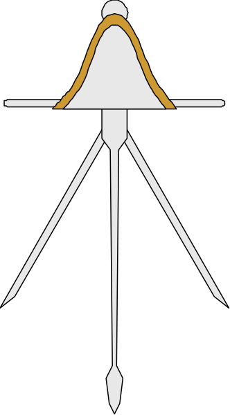 The image shows a black flag with white text on it that reads "THE GREAT SEAL OF THE UNITED STATES".