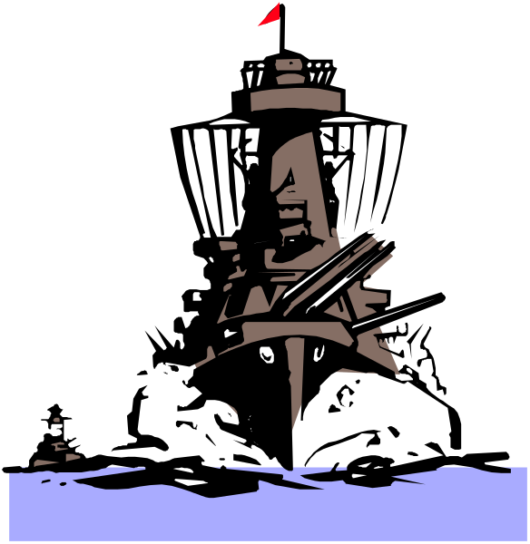 The black and white illustration shows a shipwreck with an old lighthouse on it partially submerged under water in what appears to be nighttime conditions.