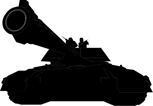 The image shows a black and white pixelated representation of an object with two circles on it against a gray background.