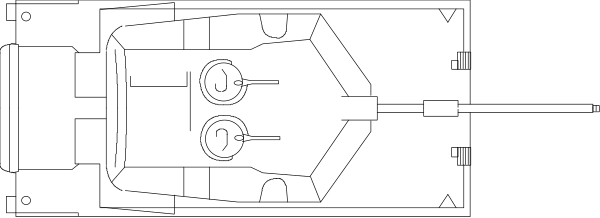 The image shows a blurry gray background with an abstract design that resembles a stylized letter "c" in black coloring on it.