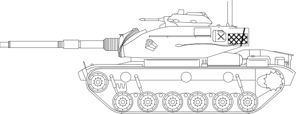 The image shows a black and white silhouette of an object that appears to be some kind of vehicle with multiple windows on its side, possibly indicating it's designed for passengers rather than cargo.