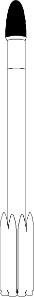 The image shows a black and white pixelated representation of an object with multiple parts connected together against a grey background.