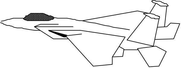 The image shows a black and white photo of an abstract design that resembles a person's face with various shapes around it.