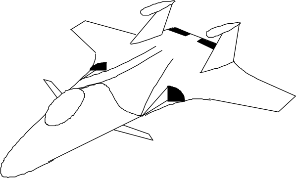 The image shows a black silhouette of an object that resembles a musical instrument with multiple strings on it against a dark background.